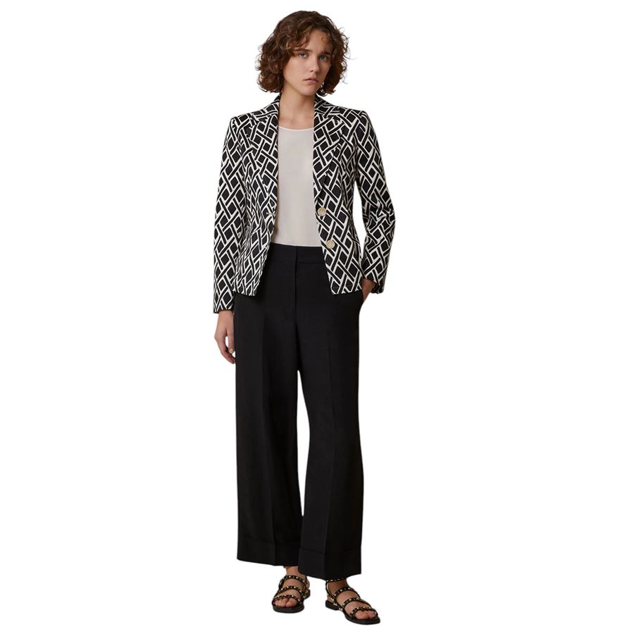 Ricard Pantaloni in blend di lino da donna Penny Black | 2511131243200004